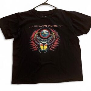 Journey Graphic Band Tee | Black | Size Large
